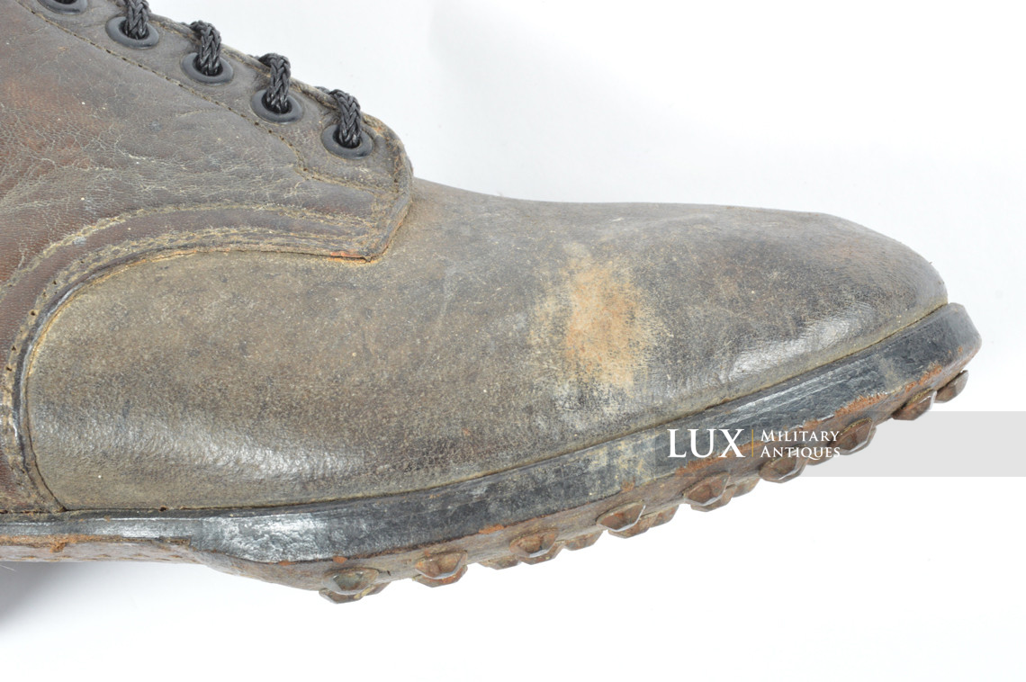 Early-war German low ankle combat boots, « 1941 » - photo 11