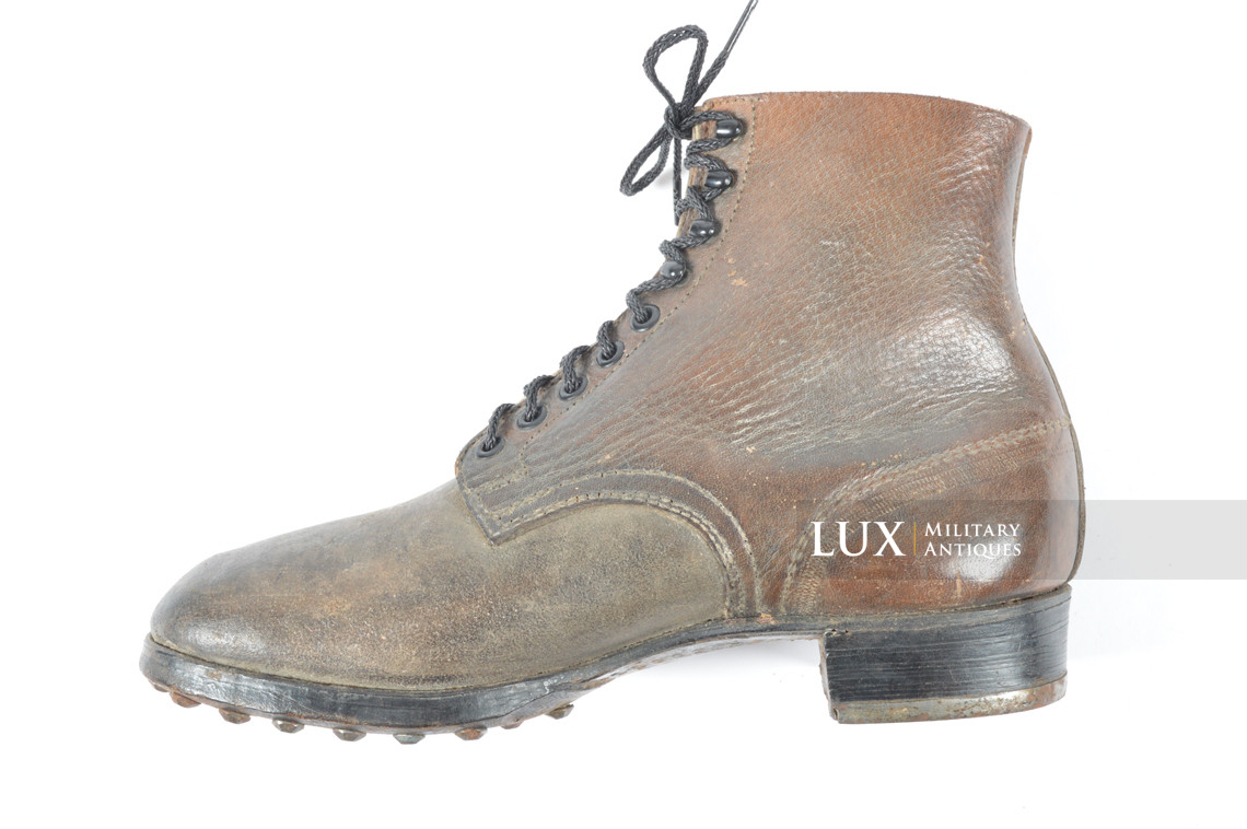 Early-war German low ankle combat boots, « 1941 » - photo 12