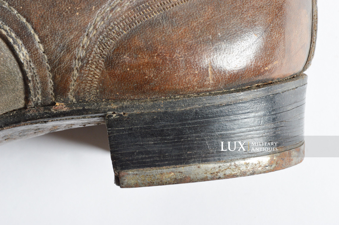 Early-war German low ankle combat boots, « 1941 » - photo 14