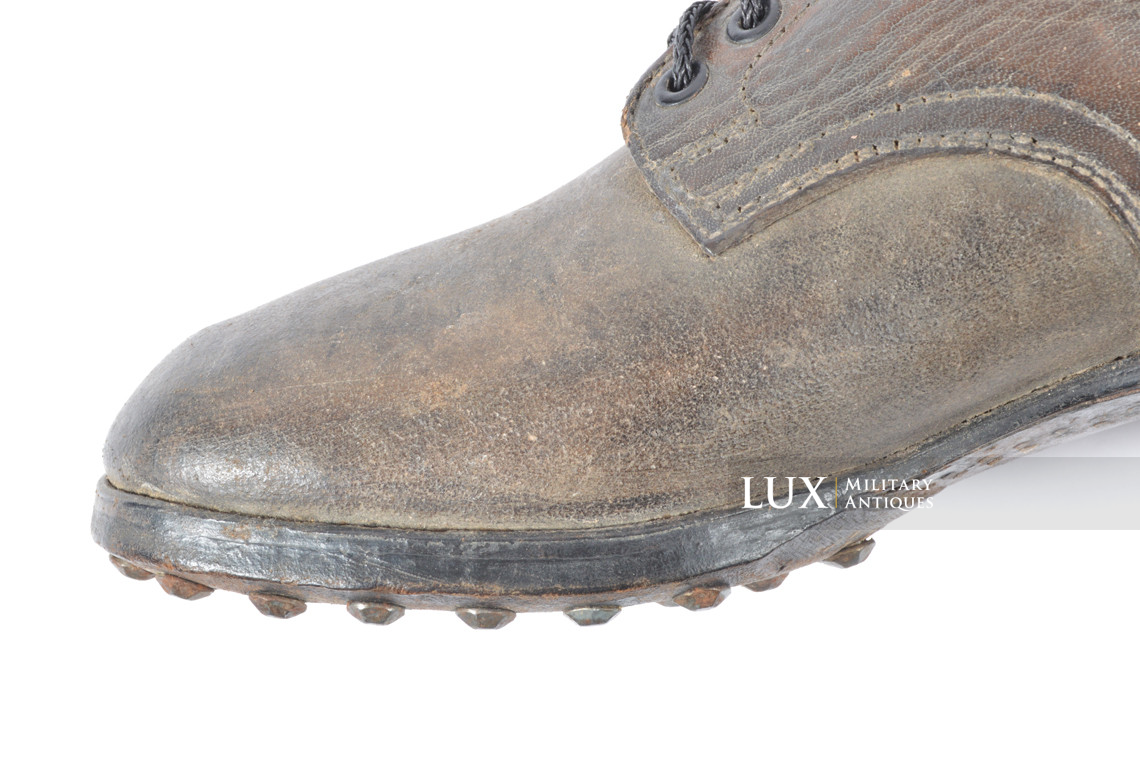 Early-war German low ankle combat boots, « 1941 » - photo 15