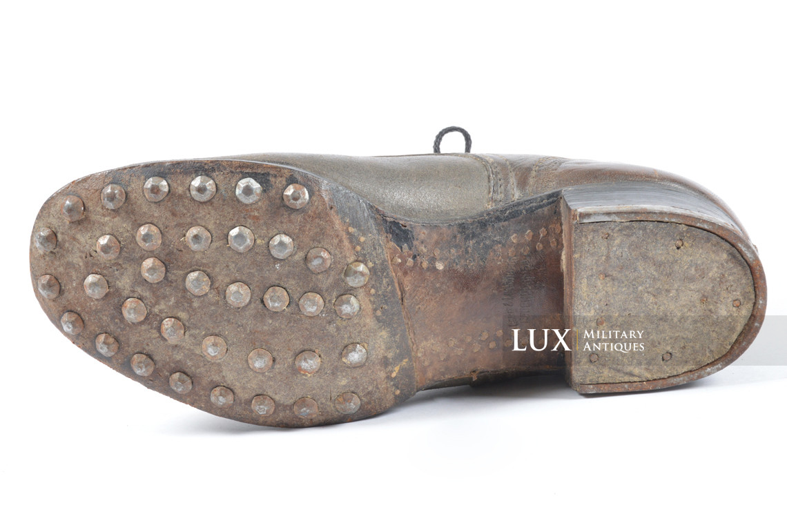 Early-war German low ankle combat boots, « 1941 » - photo 16