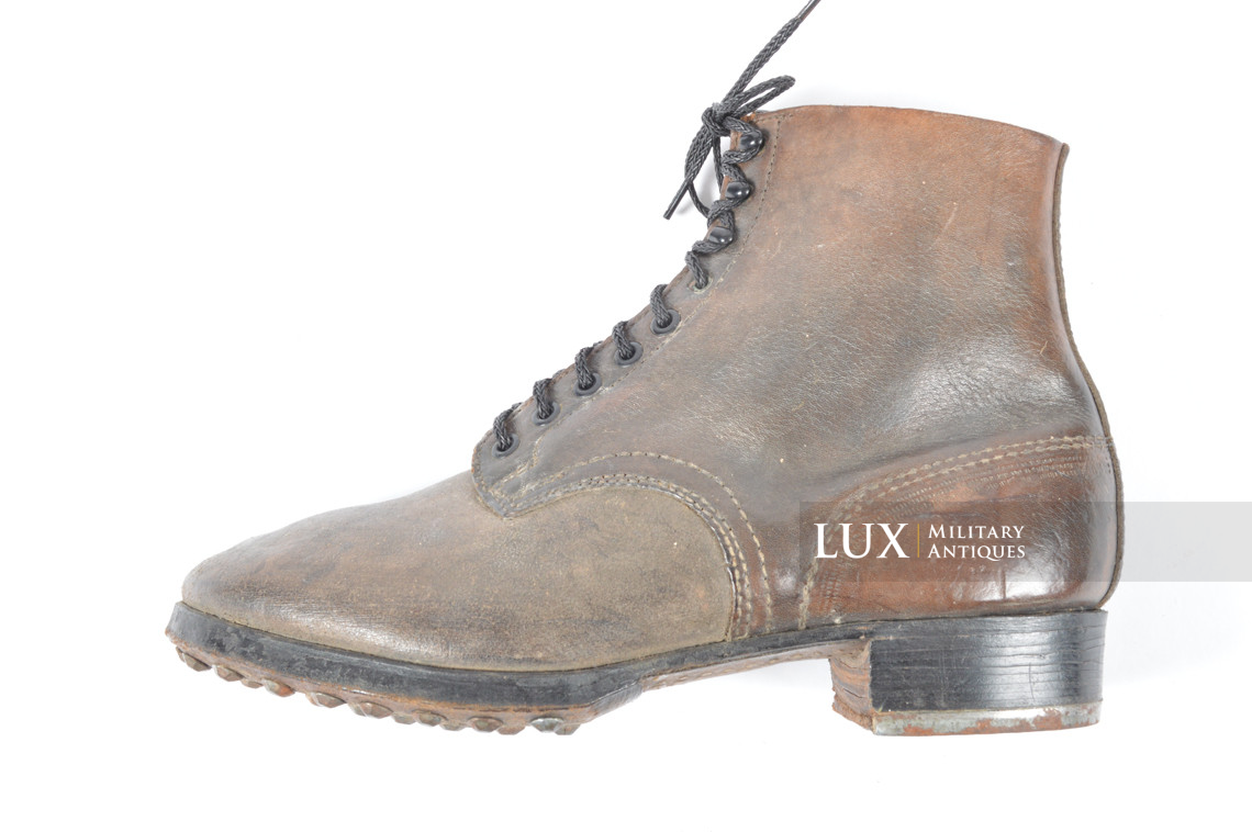 Early-war German low ankle combat boots, « 1941 » - photo 23