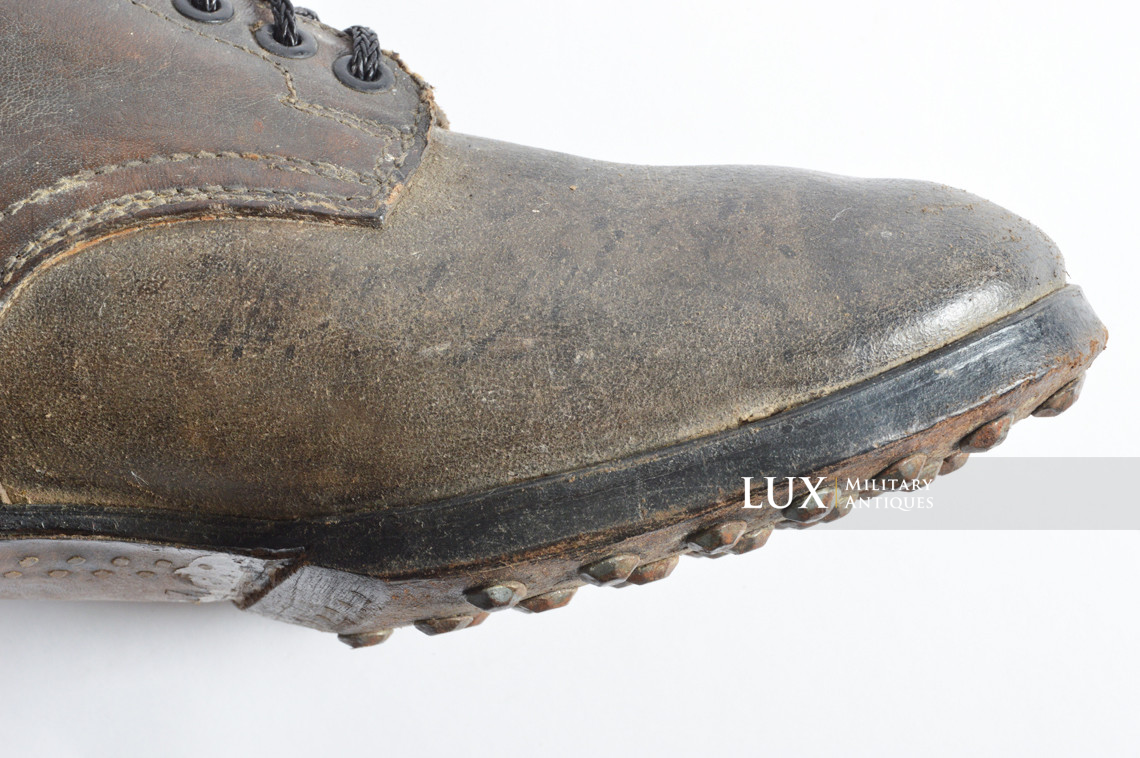 Early-war German low ankle combat boots, « 1941 » - photo 30