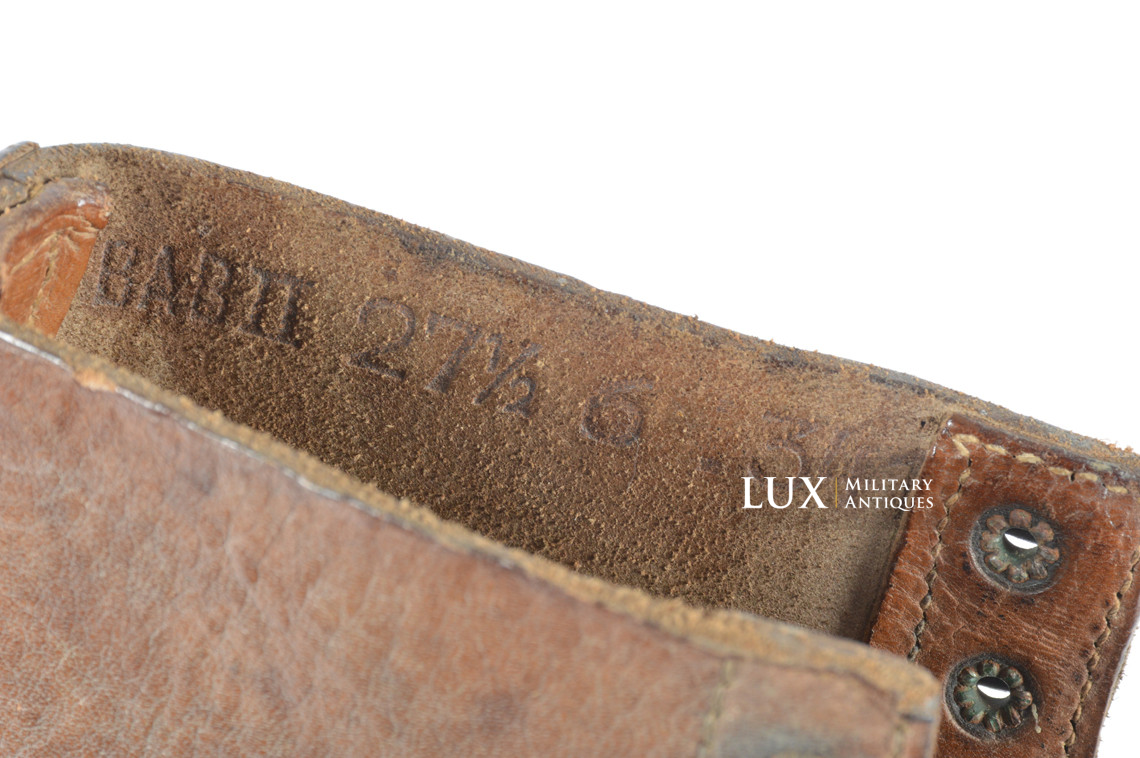 Early-war German low ankle combat boots, « 1941 » - photo 38