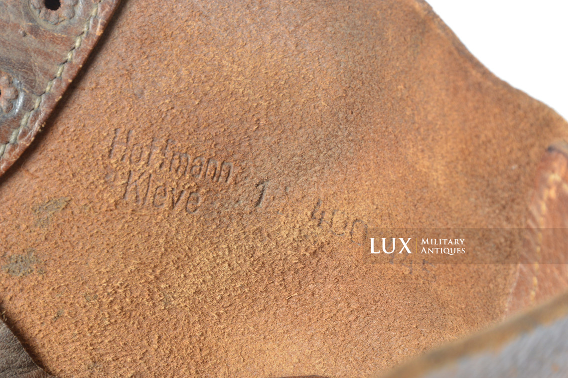 Early-war German low ankle combat boots, « Hoffmann 1941 » - photo 21