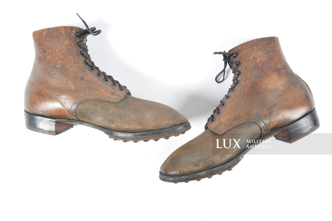 Early-war German low ankle combat boots, « Hoffmann 1941 » - photo 7