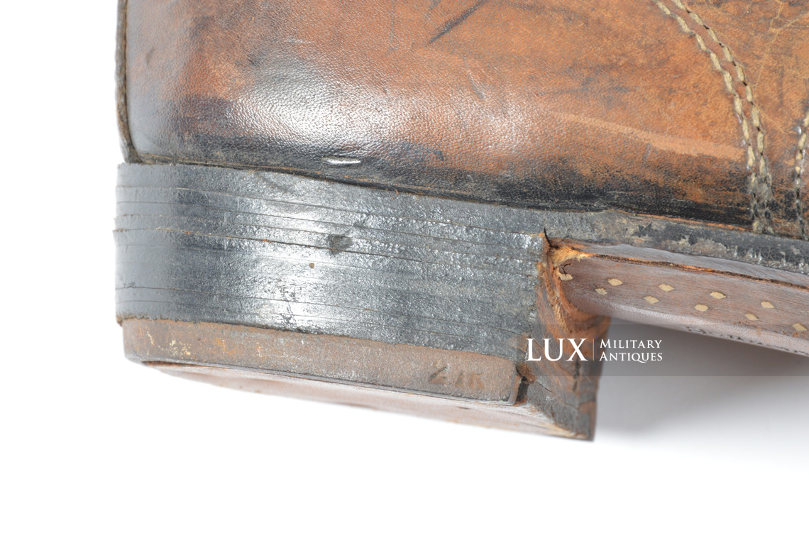 Early-war German low ankle combat boots, « Hoffmann 1941 » - photo 10