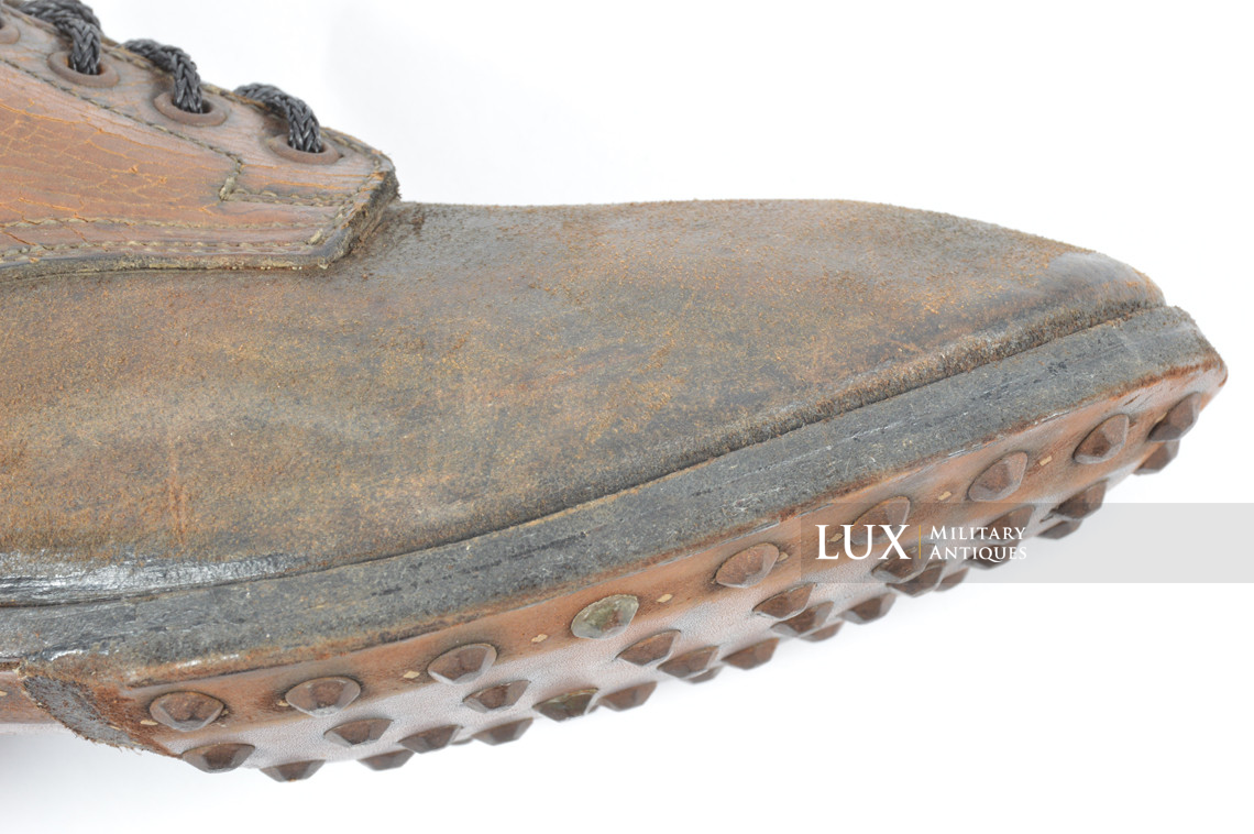 Early-war German low ankle combat boots, « Hoffmann 1941 » - photo 11