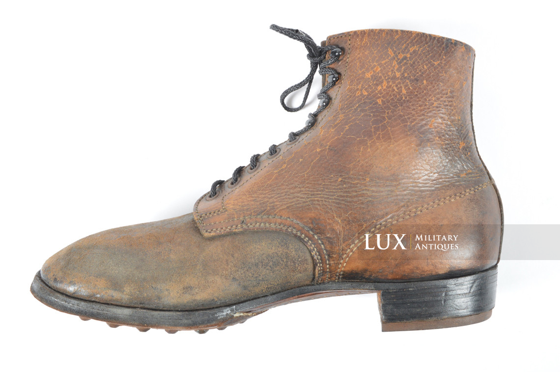 Early-war German low ankle combat boots, « Hoffmann 1941 » - photo 12