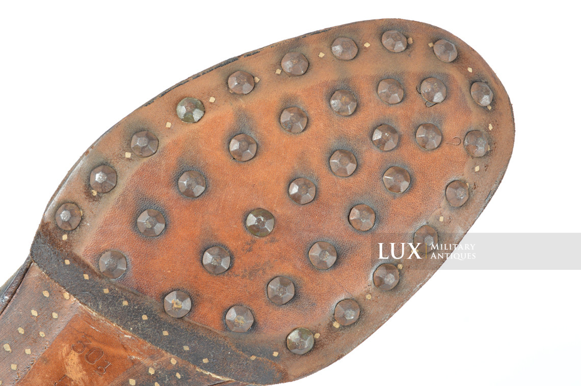 Early-war German low ankle combat boots, « Hoffmann 1941 » - photo 17