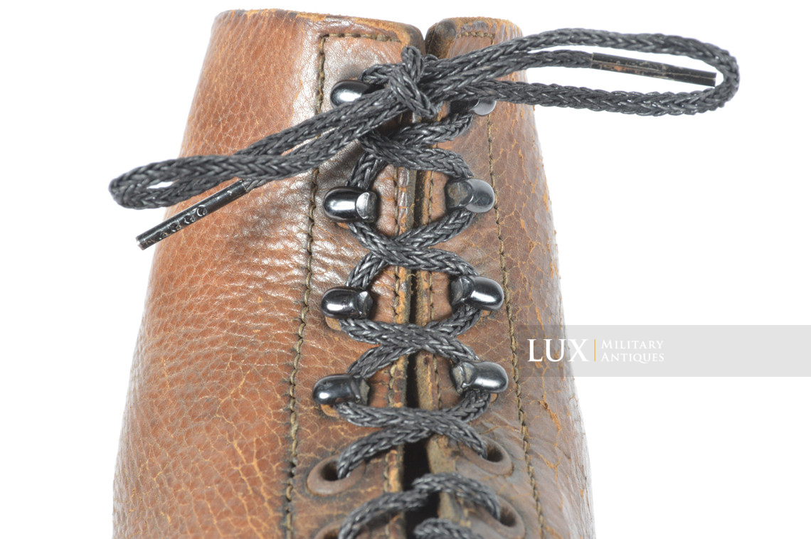 Early-war German low ankle combat boots, « Hoffmann 1941 » - photo 20