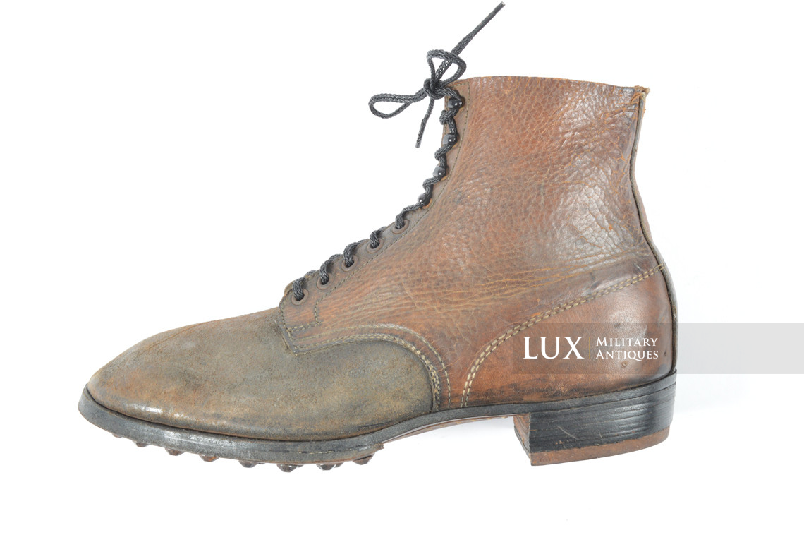 Early-war German low ankle combat boots, « Hoffmann 1941 » - photo 22