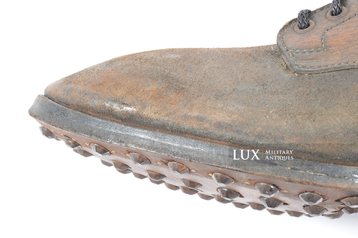 Early-war German low ankle combat boots, « Hoffmann 1941 » - photo 25