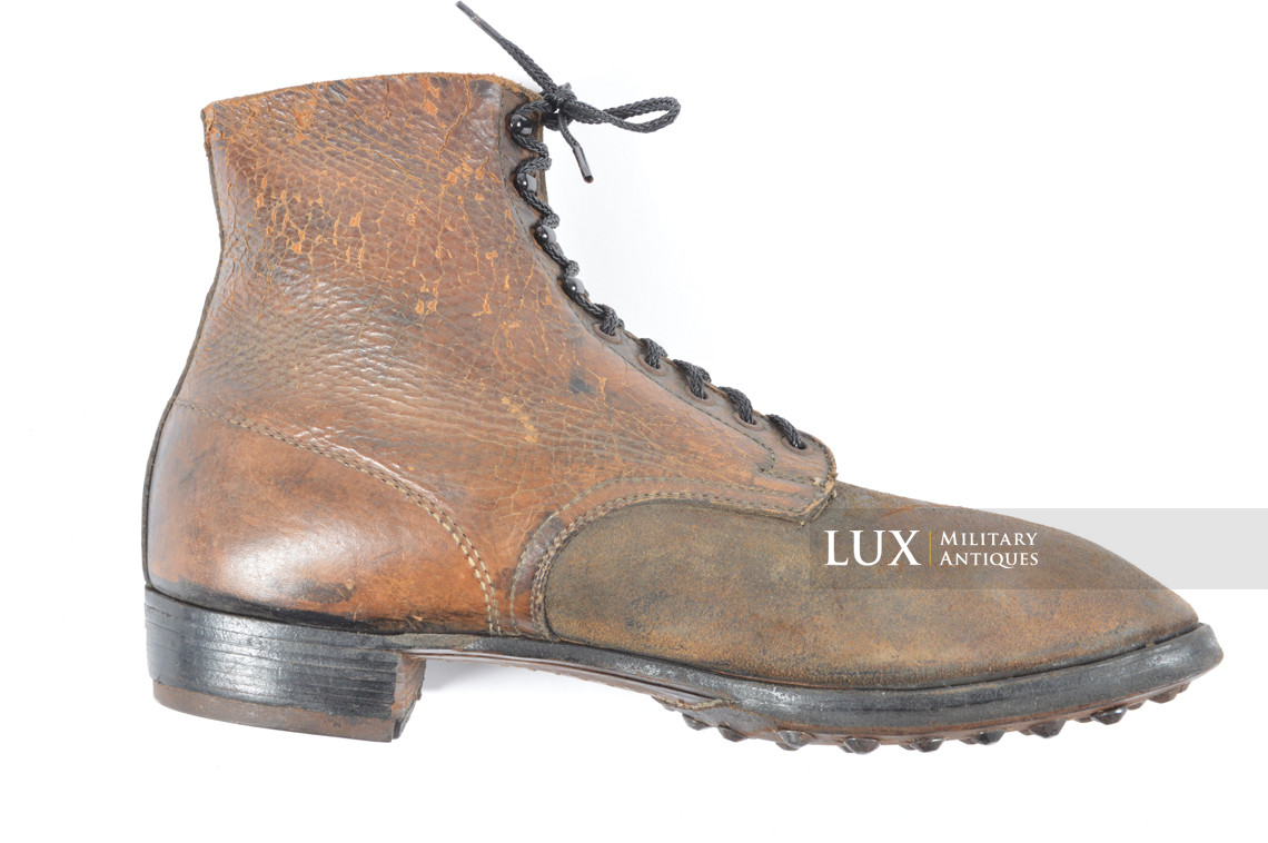 Early-war German low ankle combat boots, « Hoffmann 1941 » - photo 26