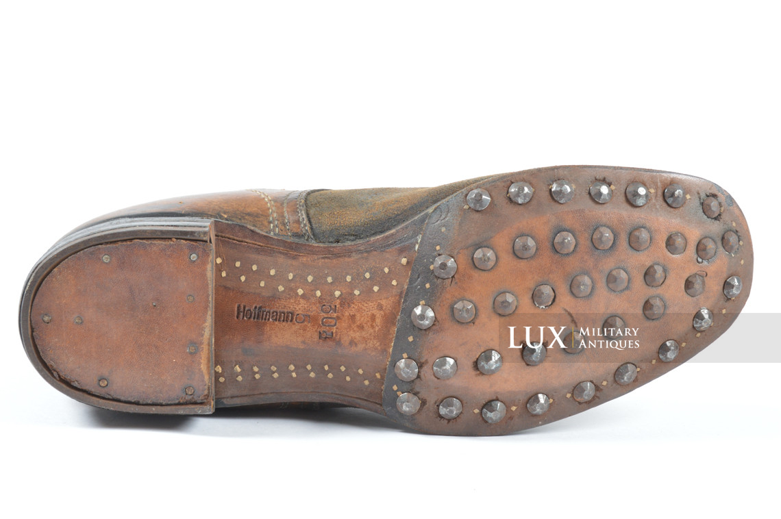 Early-war German low ankle combat boots, « Hoffmann 1941 » - photo 30
