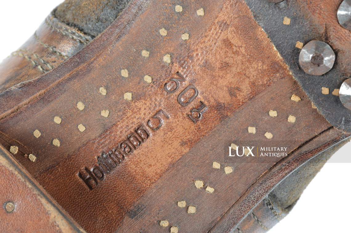 Early-war German low ankle combat boots, « Hoffmann 1941 » - photo 32