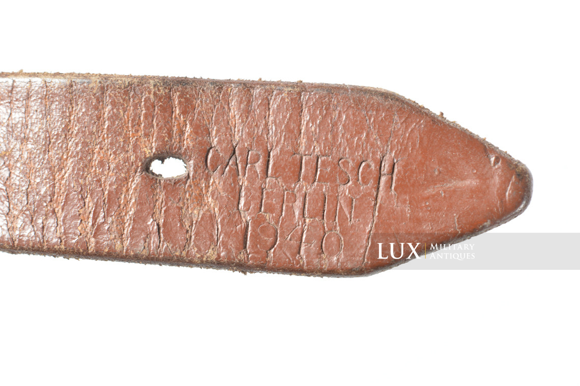 German helmet chinstrap, « Carl Tesch Berlin 1940 » - photo 12