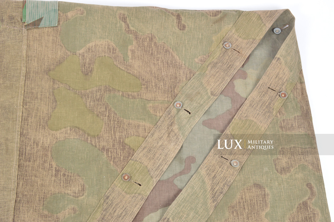 Rare German Heer / Luftwaffe italian / splinter camouflage shelter quarter / poncho, « RBNr » - photo 22