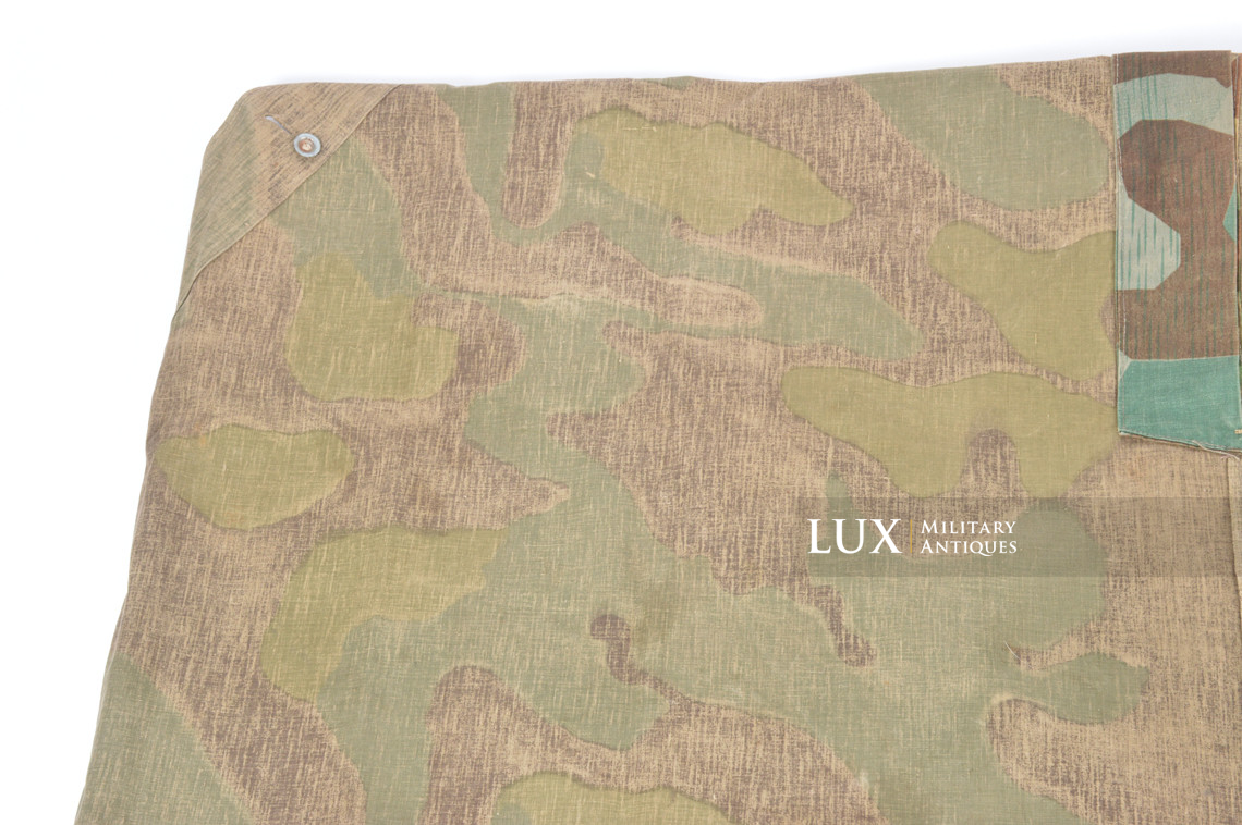 Rare German Heer / Luftwaffe italian / splinter camouflage shelter quarter / poncho, « RBNr » - photo 28