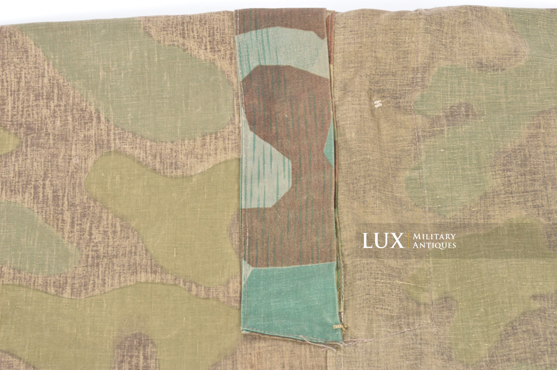 Rare German Heer / Luftwaffe italian / splinter camouflage shelter quarter / poncho, « RBNr » - photo 29