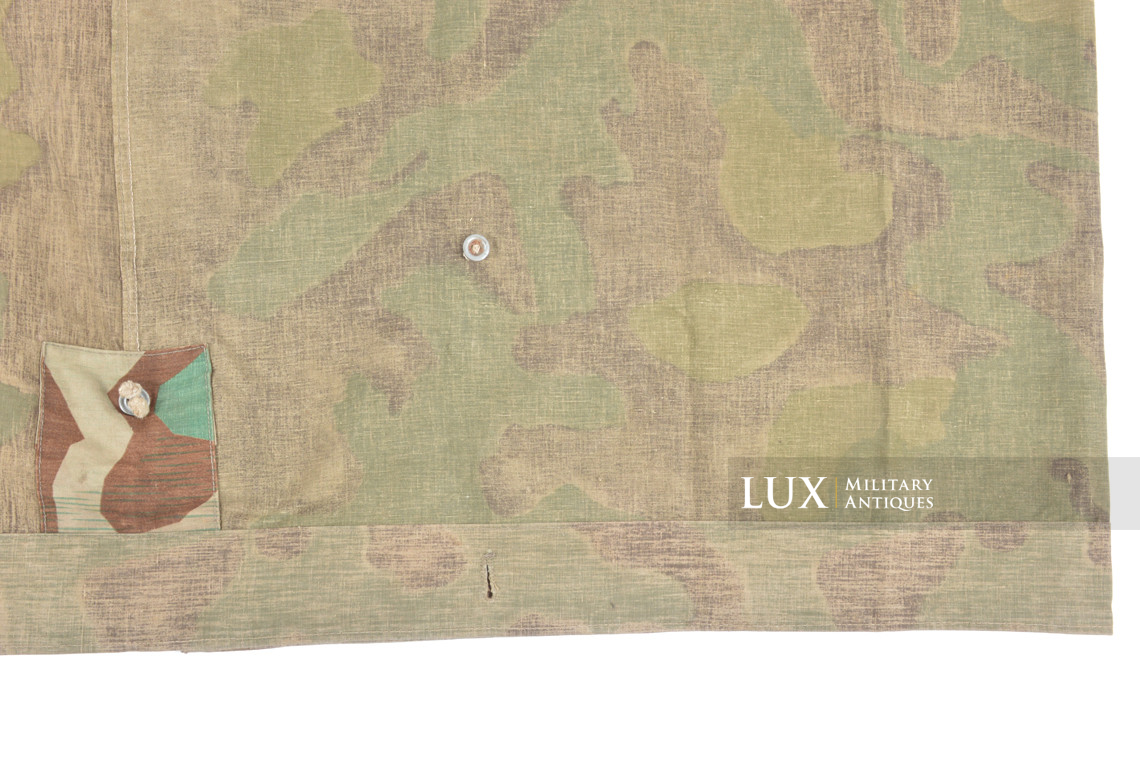 Rare German Heer / Luftwaffe italian / splinter camouflage shelter quarter / poncho, « RBNr » - photo 31
