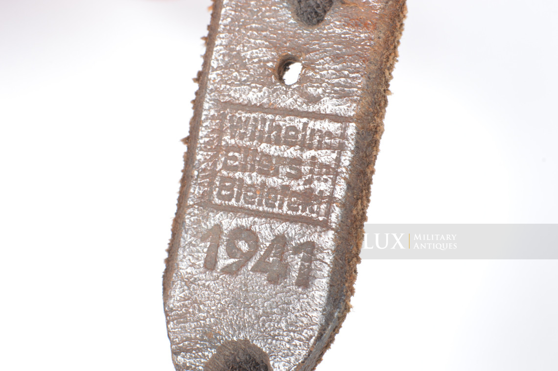 Early-war German helmet chinstrap, « Wilhelm Eilers 1941 » - photo 11