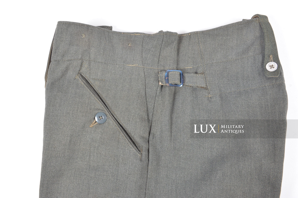 Heer / Waffen-SS M43 gabardine combat trousers, « Keilhose » - photo 7