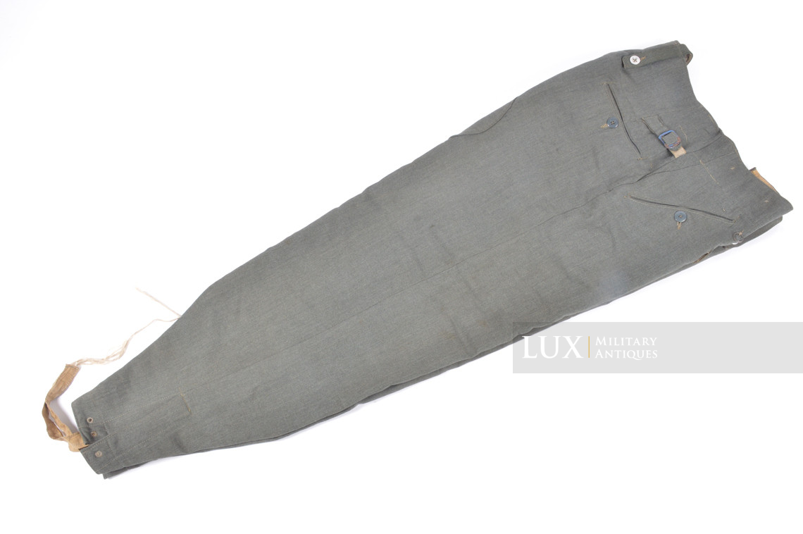 Heer / Waffen-SS M43 gabardine combat trousers, « Keilhose » - photo 10