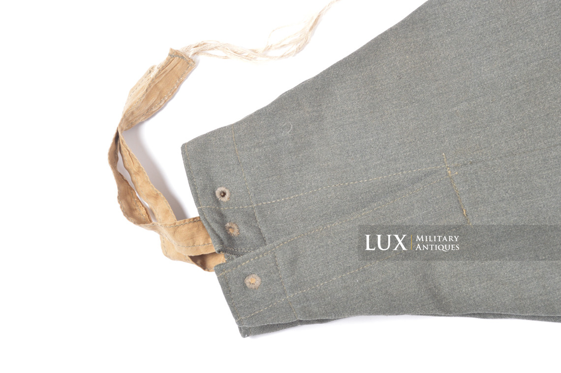 Heer / Waffen-SS M43 gabardine combat trousers, « Keilhose » - photo 13