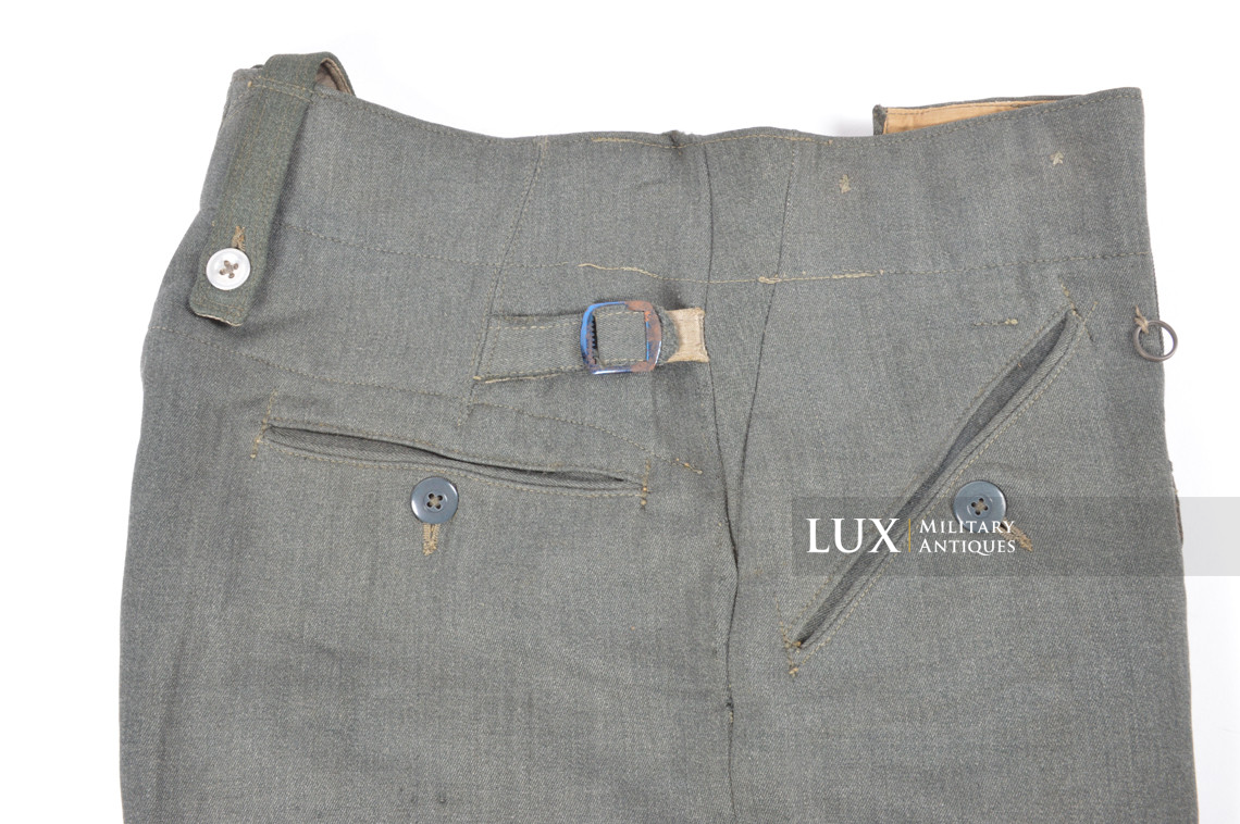 Heer / Waffen-SS M43 gabardine combat trousers, « Keilhose » - photo 11