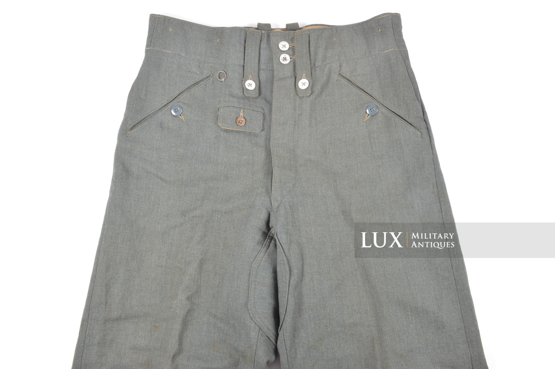 Heer / Waffen-SS M43 gabardine combat trousers, « Keilhose » - photo 15