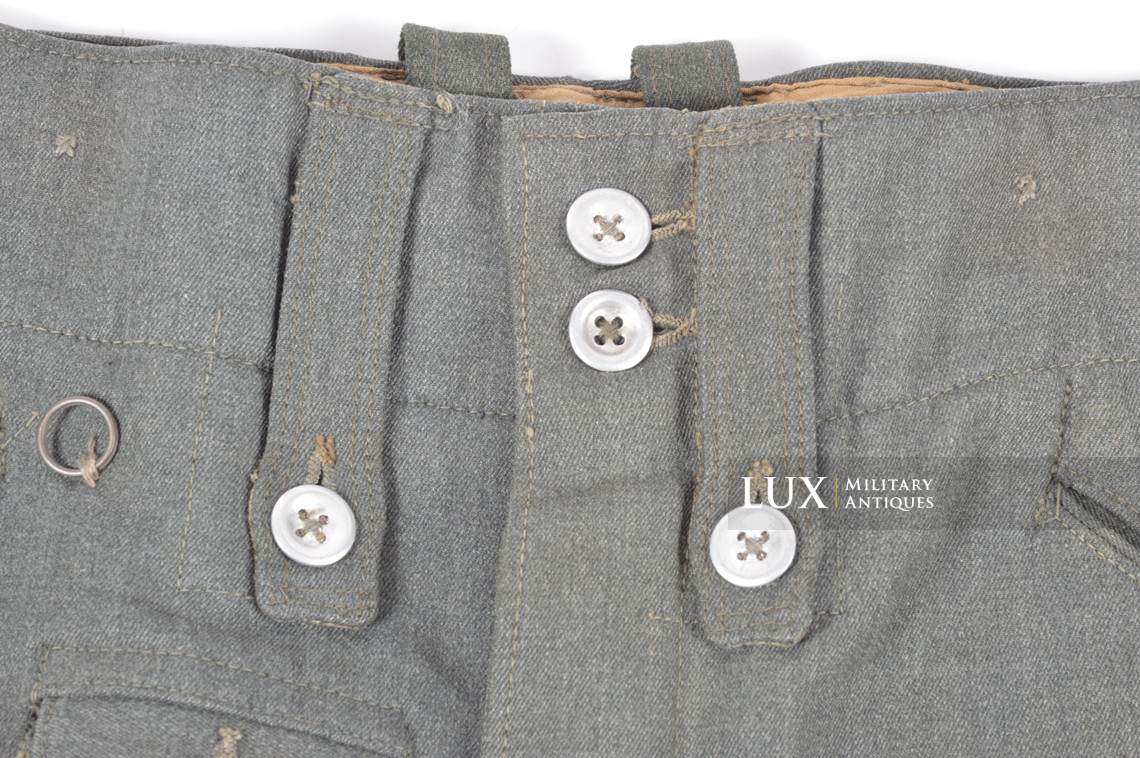 Heer / Waffen-SS M43 gabardine combat trousers, « Keilhose » - photo 16