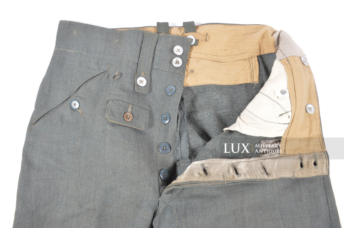 Heer / Waffen-SS M43 gabardine combat trousers, « Keilhose » - photo 26