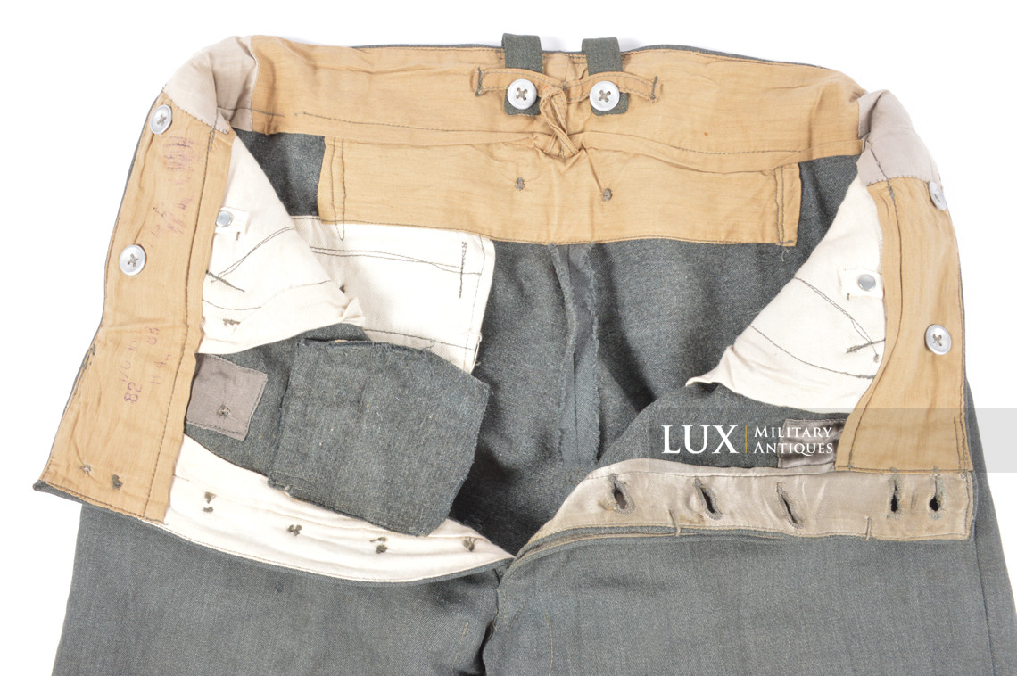 Heer / Waffen-SS M43 gabardine combat trousers, « Keilhose » - photo 28