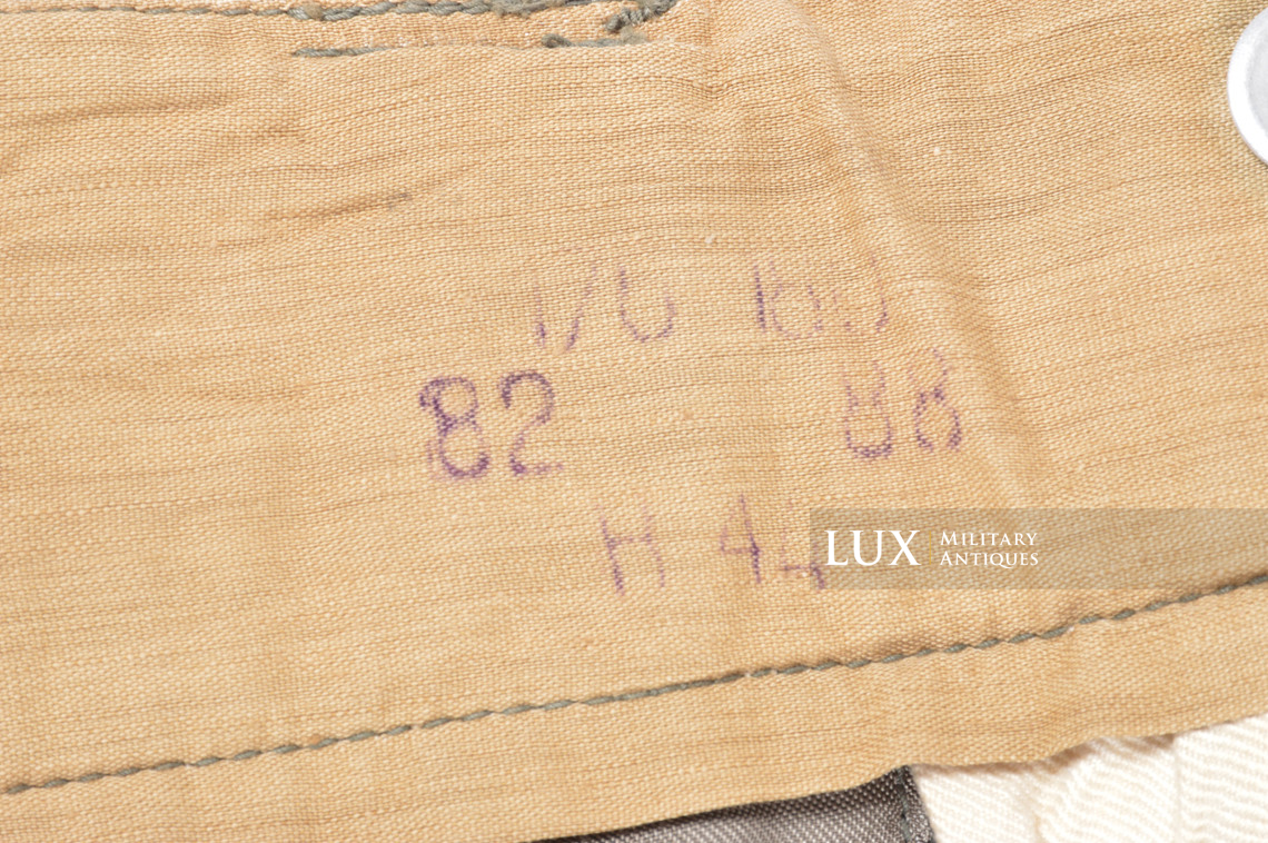 Heer / Waffen-SS M43 gabardine combat trousers, « Keilhose » - photo 29