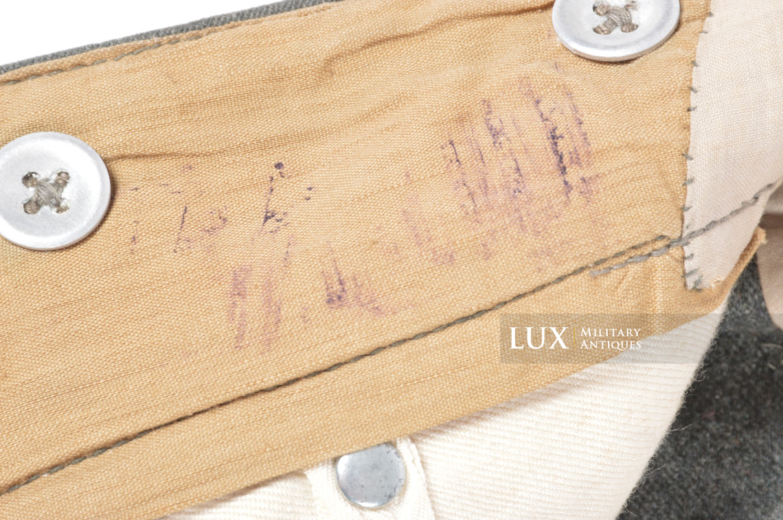 Heer / Waffen-SS M43 gabardine combat trousers, « Keilhose » - photo 30