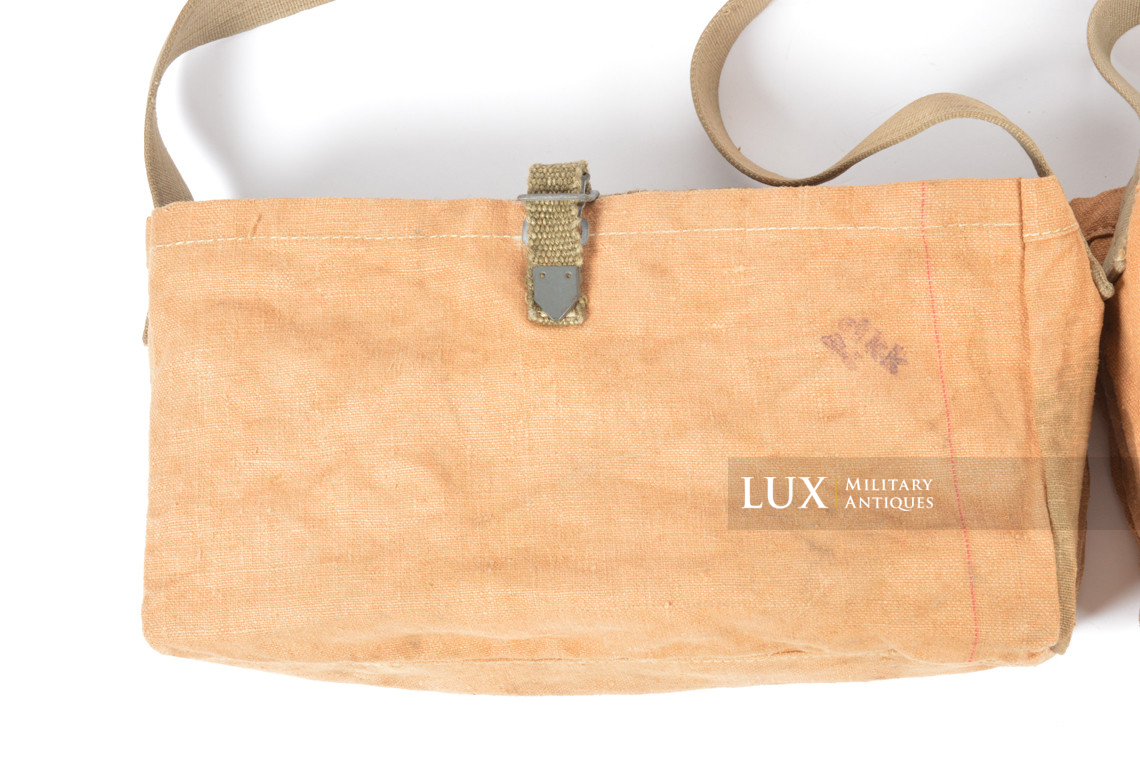 Very rare German late-war MG34/42 ammunition carrier bag set, « dkk44 » - photo 7
