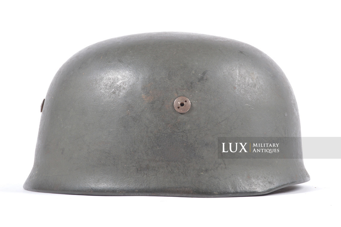Late war M38 German Paratrooper combat helmet, « ckl68 » - photo 10