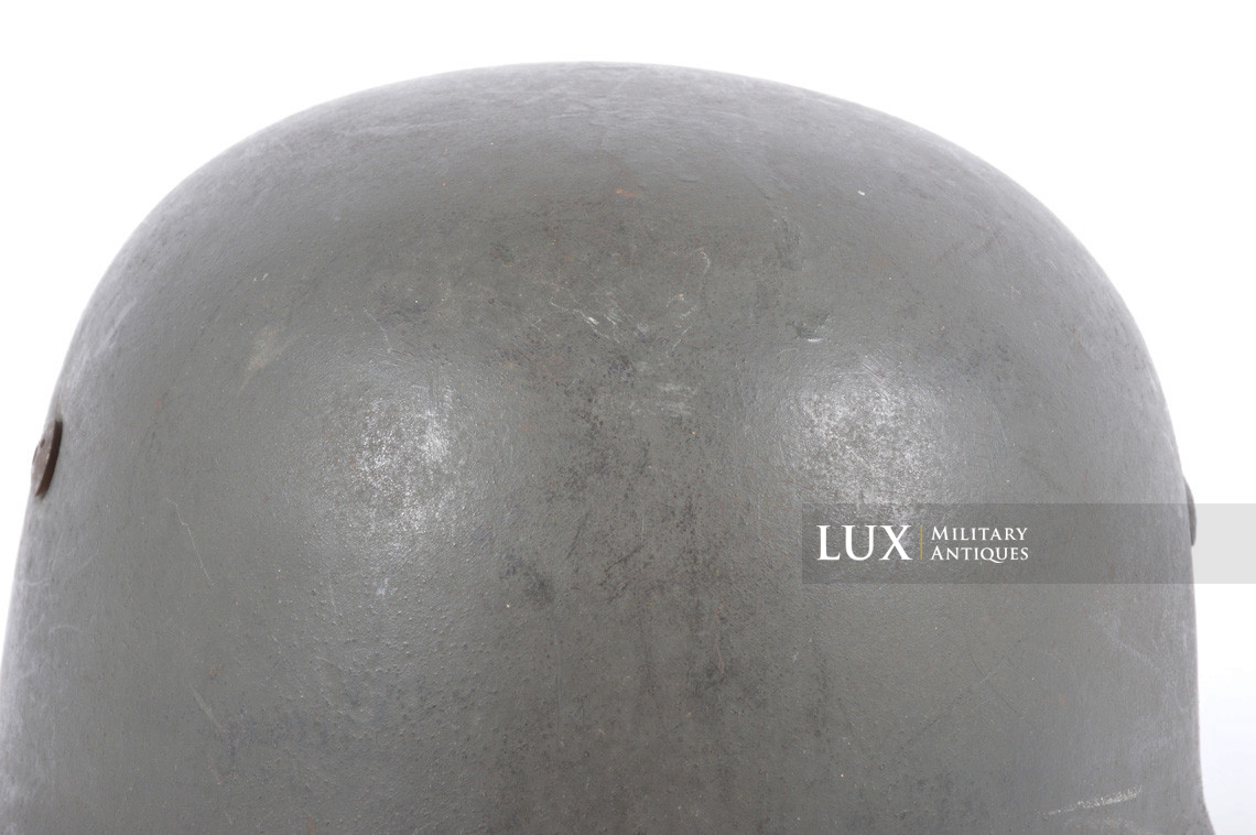 Late war M38 German Paratrooper combat helmet, « ckl68 » - photo 17