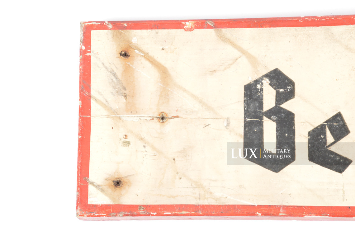 German command location sign, « Befehlsstelle » - photo 7