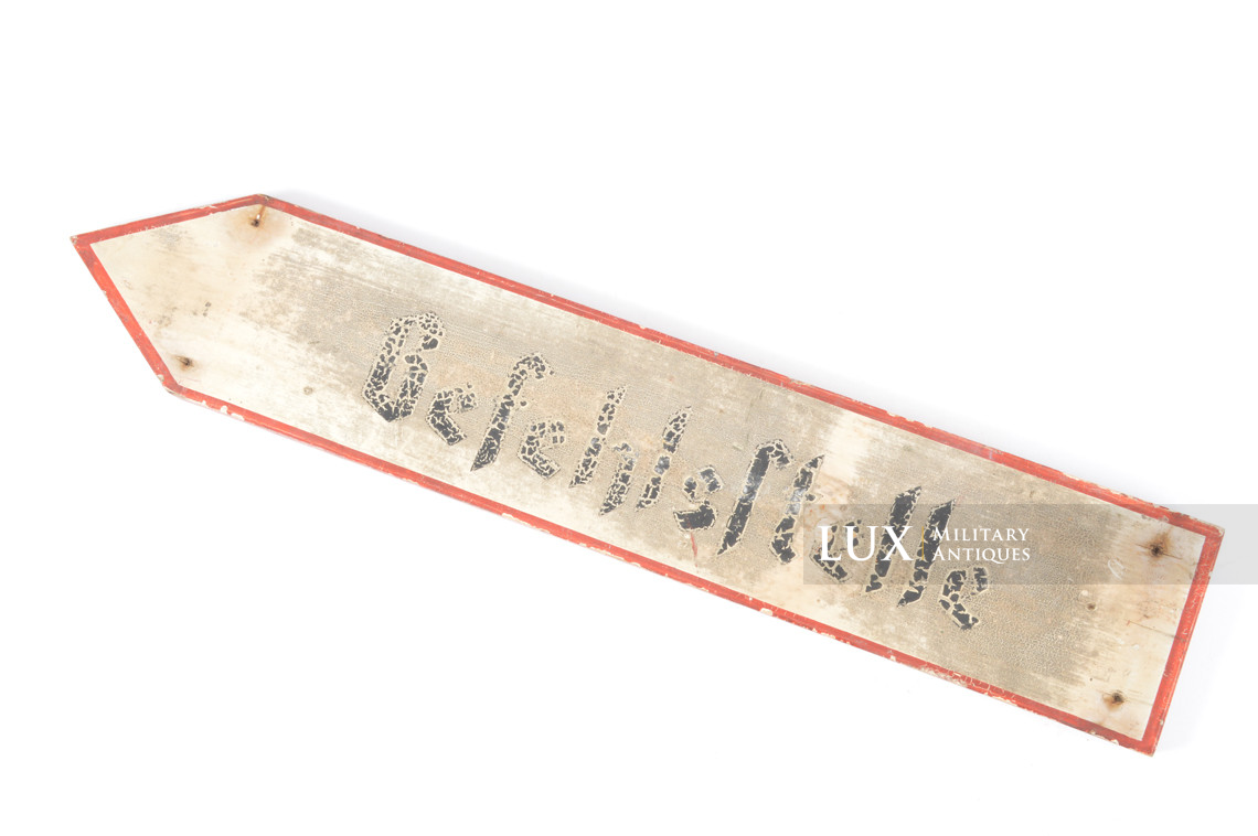 German command location sign, « Befehlsstelle » - photo 15