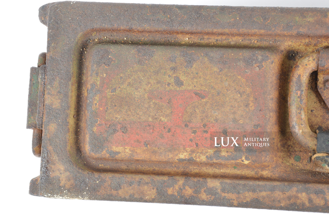 German late-war camouflage two-tone MG34/42 ammunitions case, « FJR6 » - photo 14
