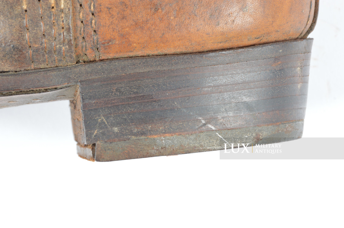 Rare late-war Waffen-SS issued combat brown jackboots, « SS - 1943 » - photo 29
