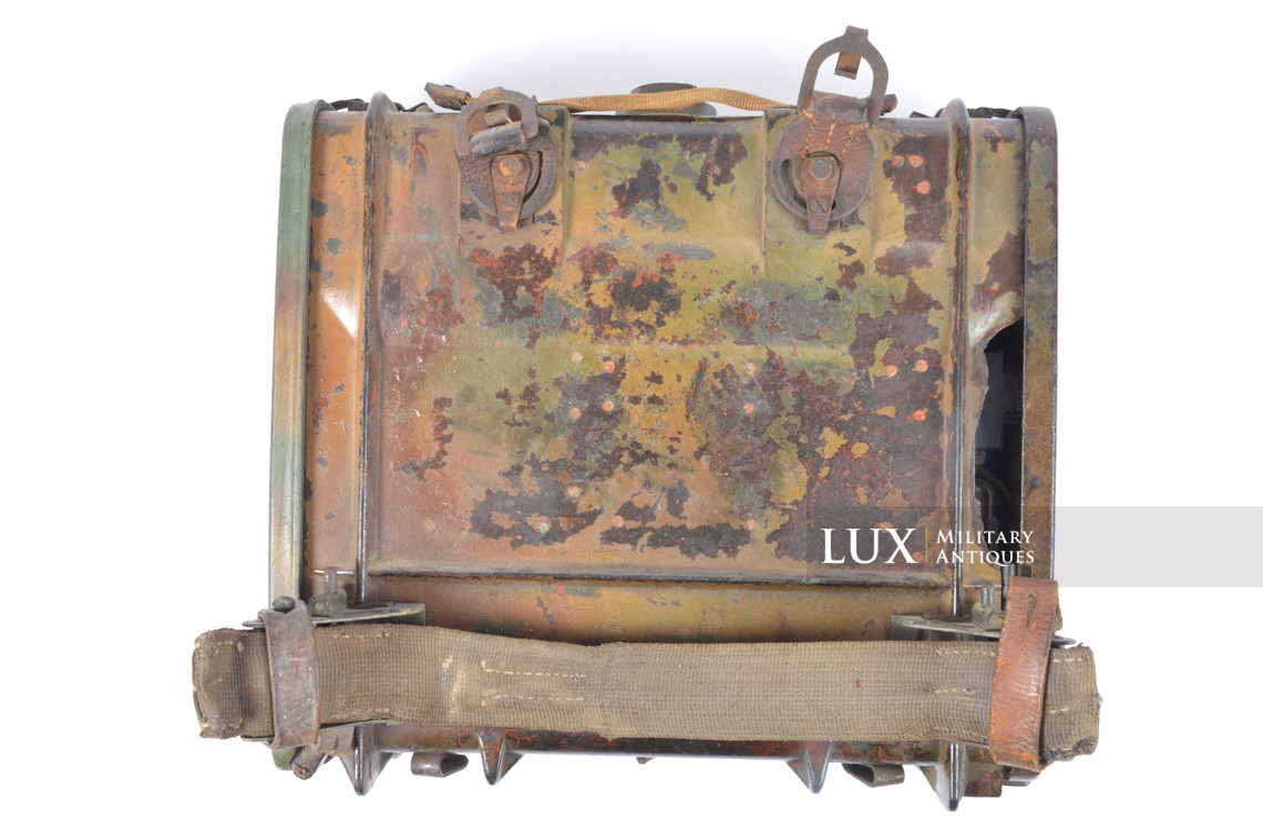 German three-tone camouflage portable field radio transceiver set, « Feldfu.b1 » - photo 25
