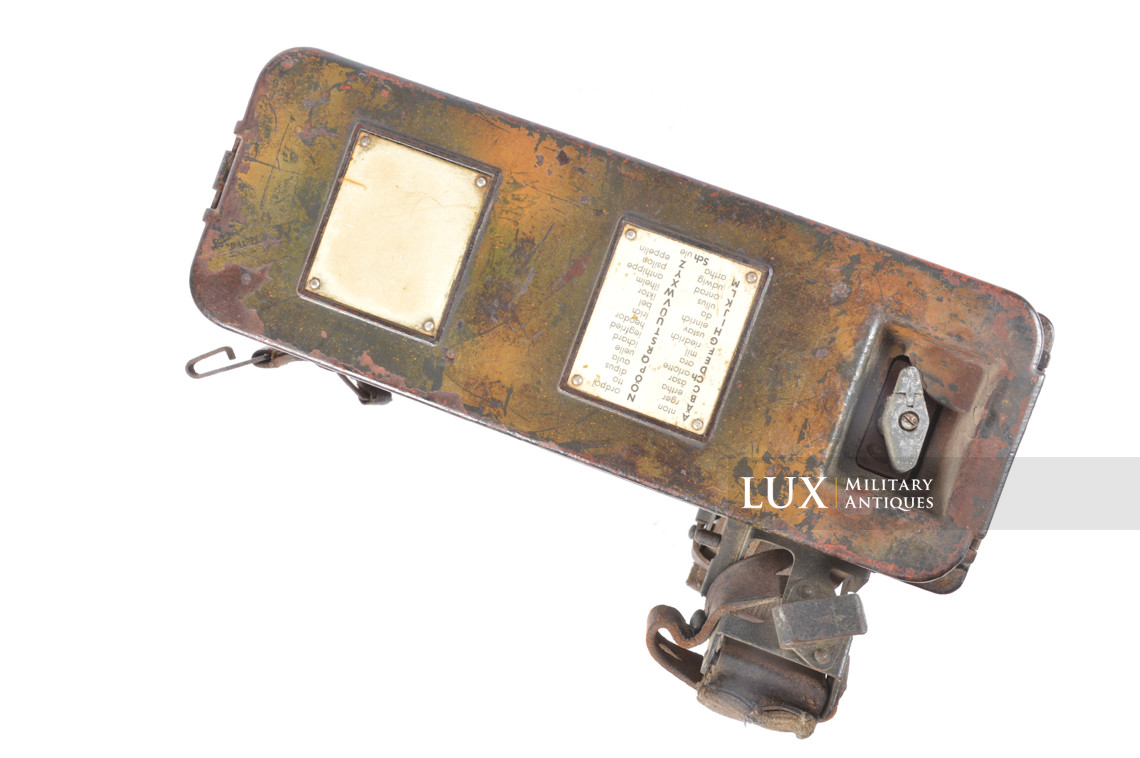 German three-tone camouflage portable field radio transceiver set, « Feldfu.b1 » - photo 39