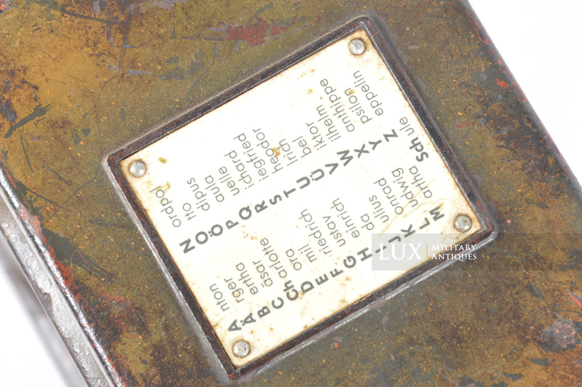 German three-tone camouflage portable field radio transceiver set, « Feldfu.b1 » - photo 42