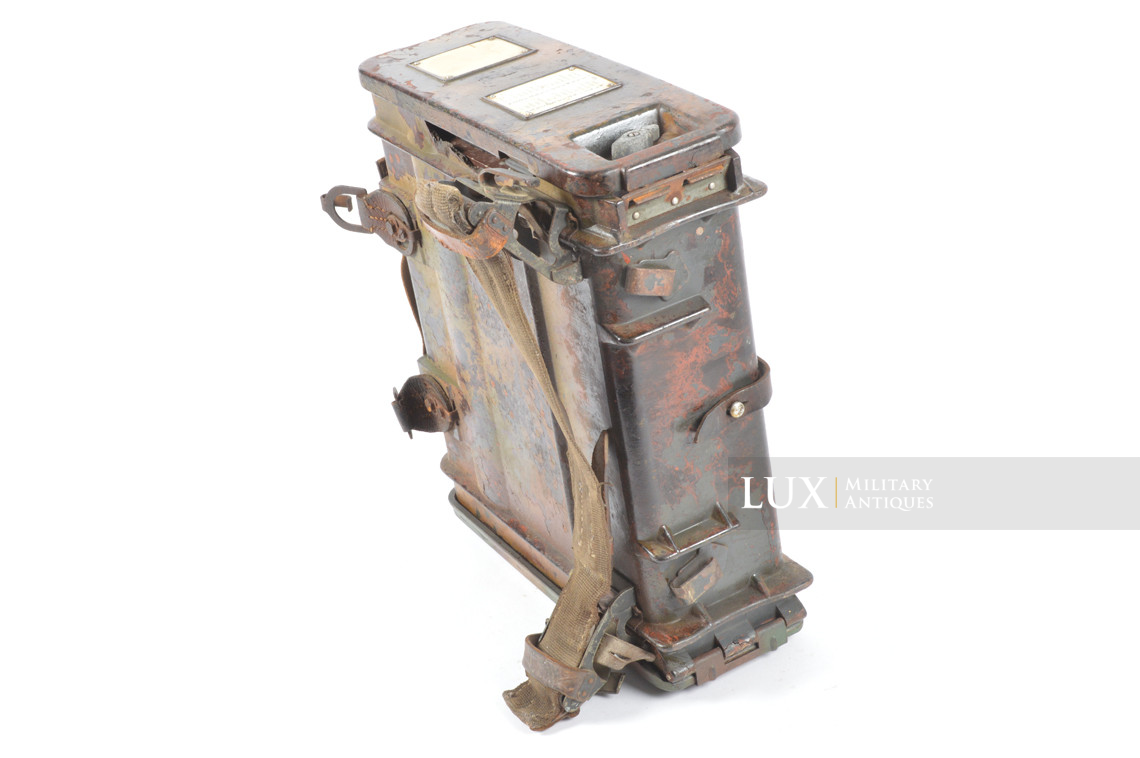 German three-tone camouflage portable field radio transceiver set, « Feldfu.b1 » - photo 44