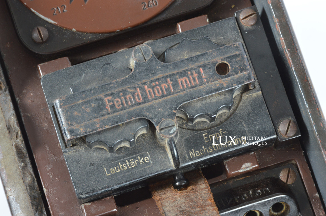 German three-tone camouflage portable field radio transceiver set, « Feldfu.b1 » - photo 51
