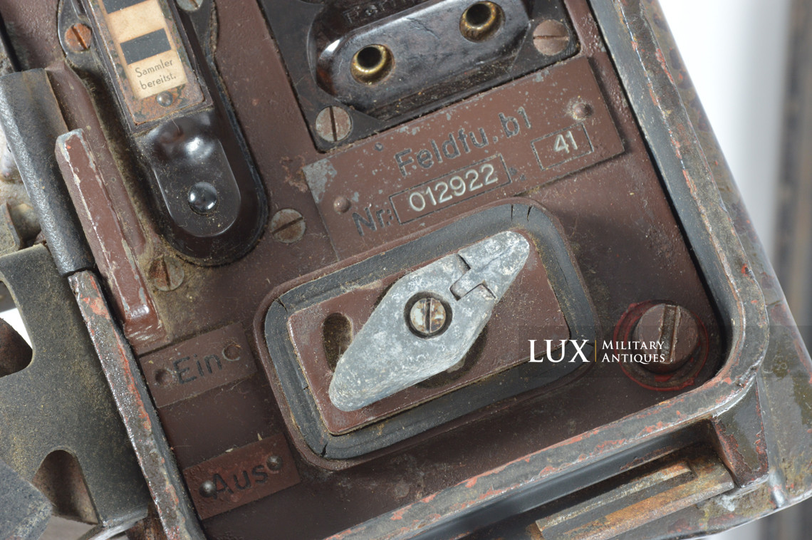 German three-tone camouflage portable field radio transceiver set, « Feldfu.b1 » - photo 53