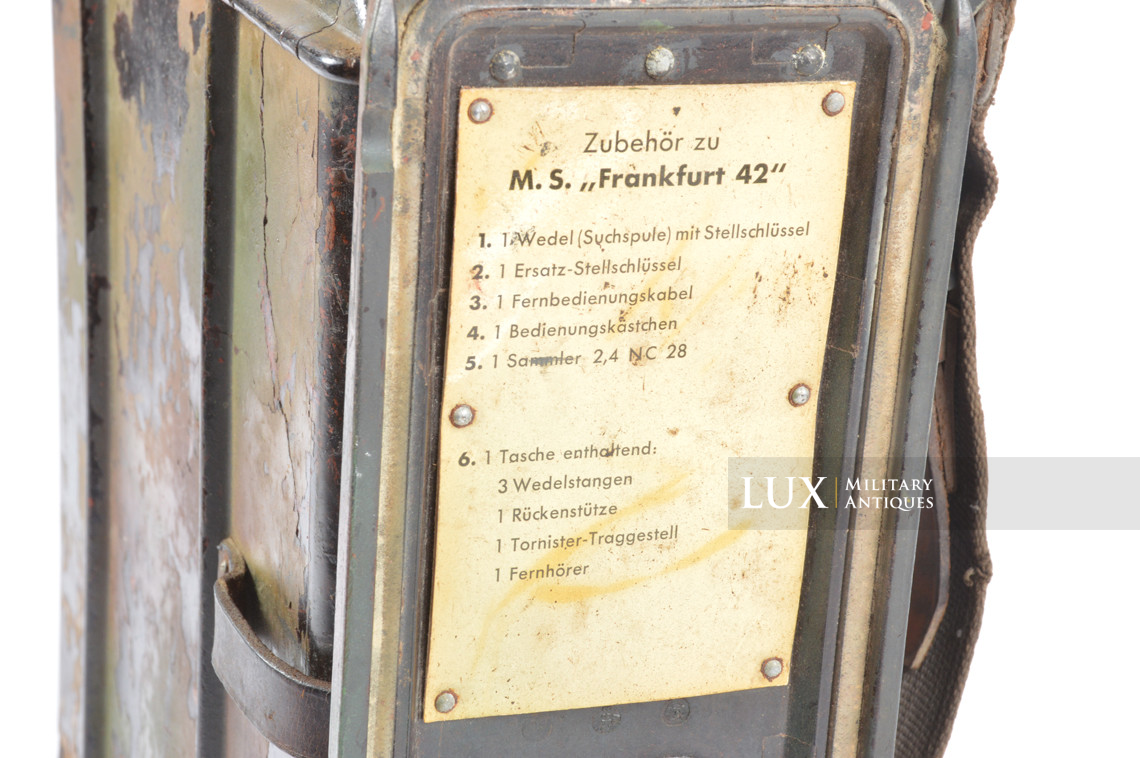 German three-tone camouflage portable field radio transceiver set, « Feldfu.b1 » - photo 61